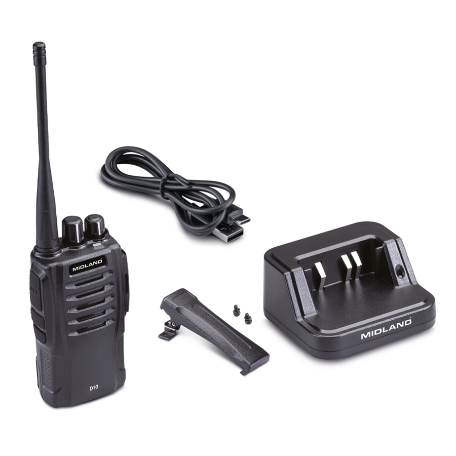 D10 das erste Digital-/Analogfunkgerät PMR446/DMR446