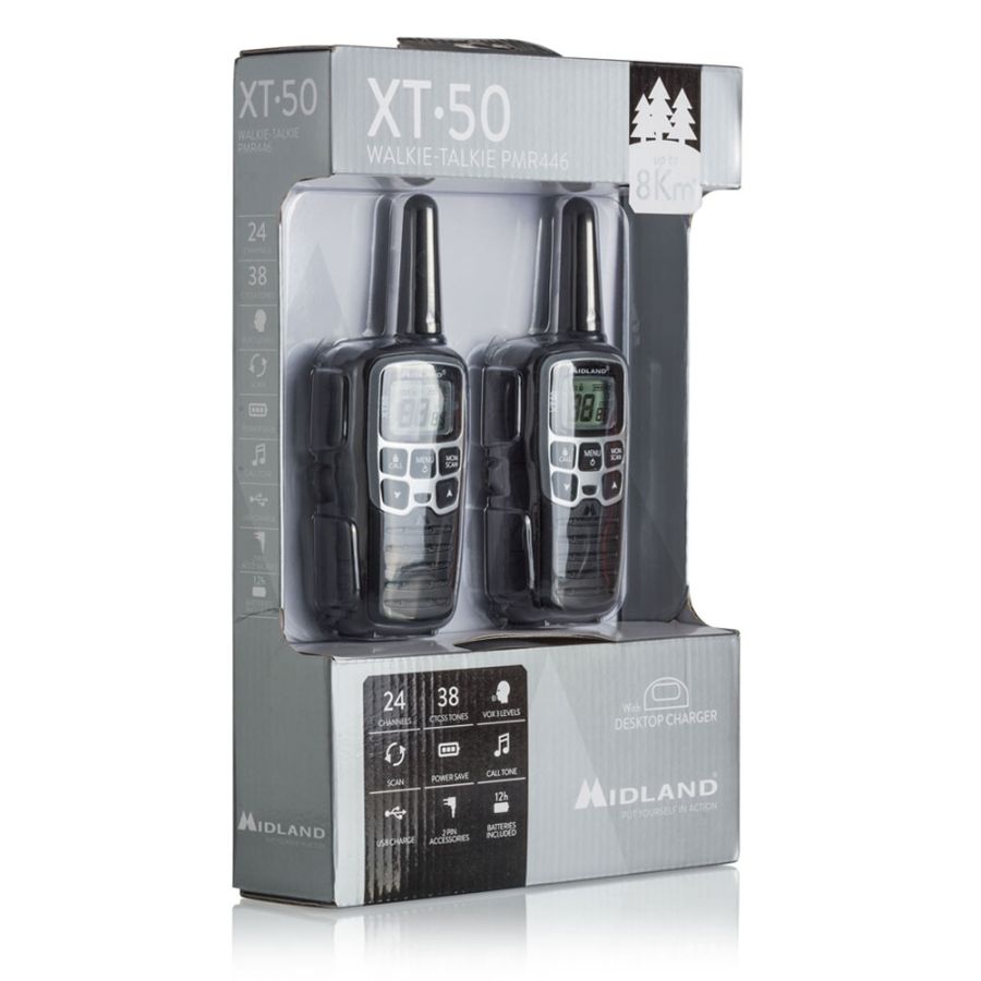 Midland XT50 Doppelpack Walkie-Talkies