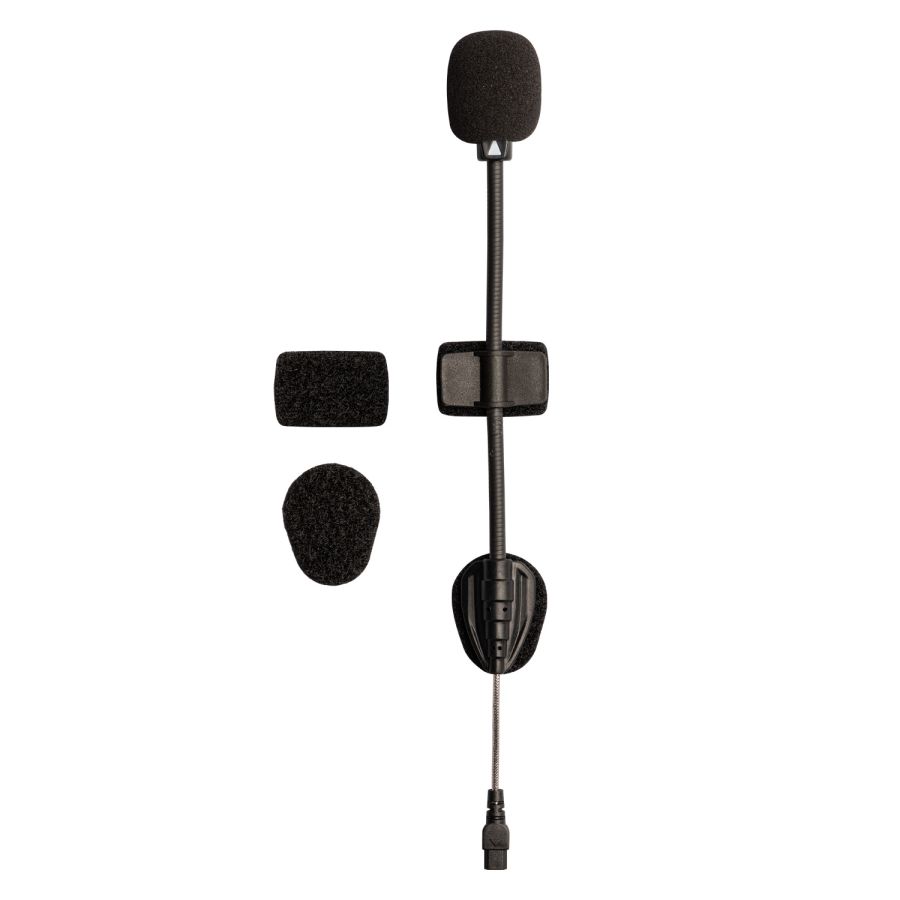 Slim-Bügelmikrofon für Jethelme kompatibel mit Midland BT Mini und OEM-Gegensprechanlagen
