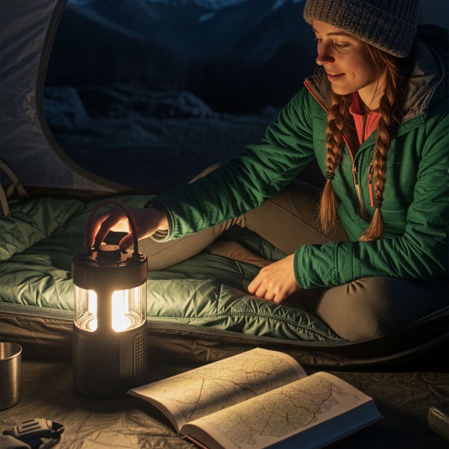 ER LANTERN LED-LaternemitBluetooth-Lautsprecher