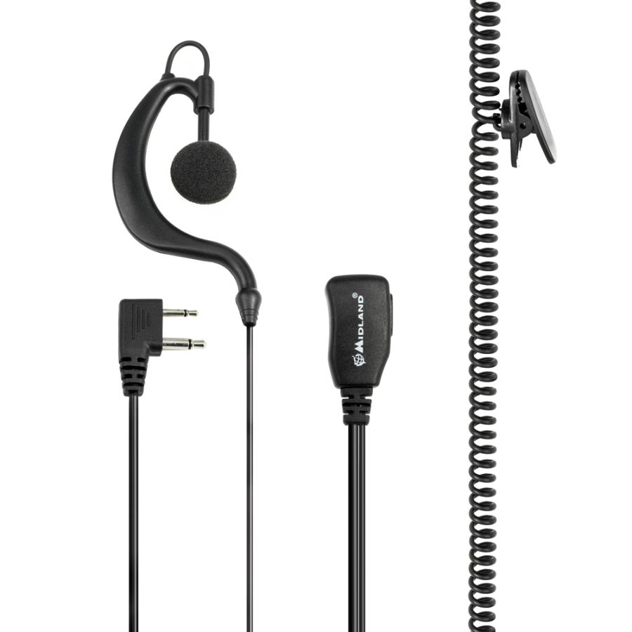 A21 M Ohrhörer-Mikrofon, 2 Pin für Midland
