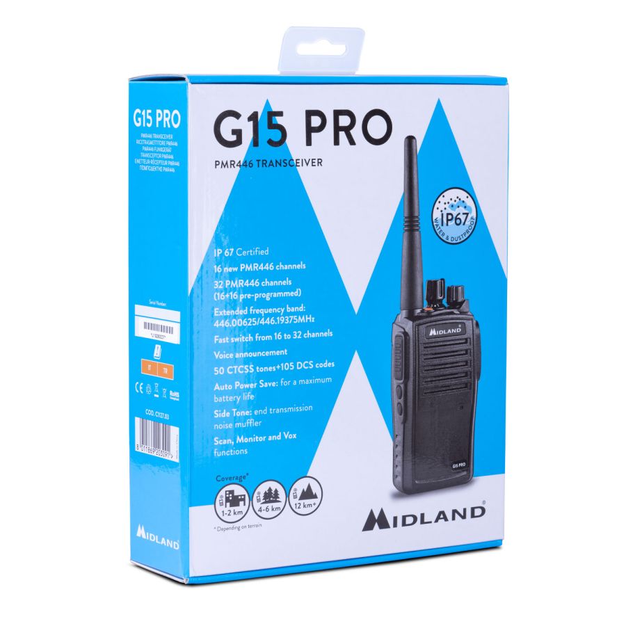 Midland G15 Pro Funkgerät