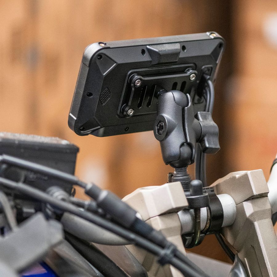 Adapter aus Aluminiumlegierung mit RAM-Kugel für Lenkerhalterungen für Bikeplay Guardian