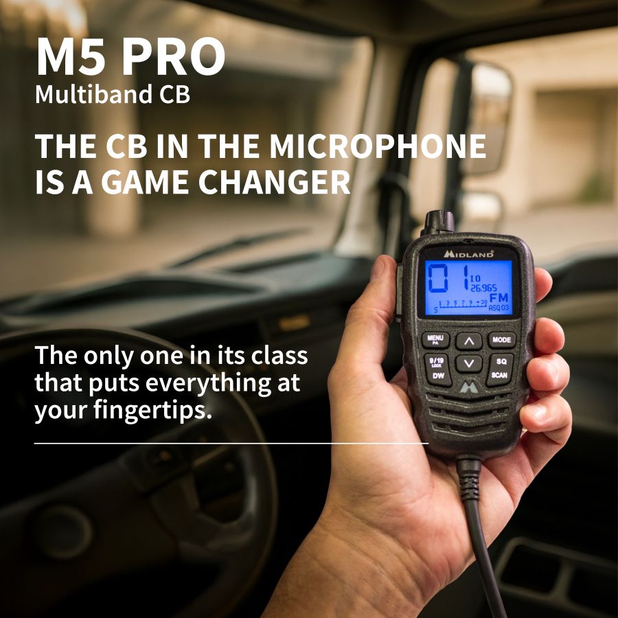 Midland M5 PRO – CB-Funk für Fahrzeuge