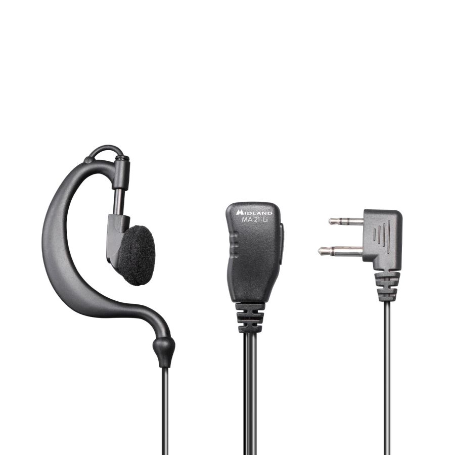 MA 21 Li Ohrhörer-Mikrofon, Midland 2-Pin