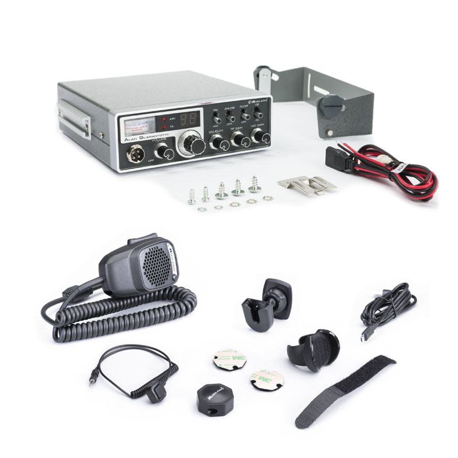 Midland Alan quarantotto und CB-Freisprecheinrichtungs-Kit