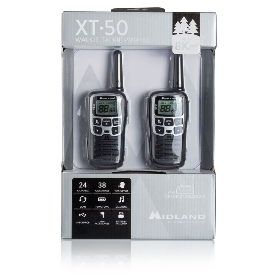 Midland XT50 Doppelpack Walkie-Talkies