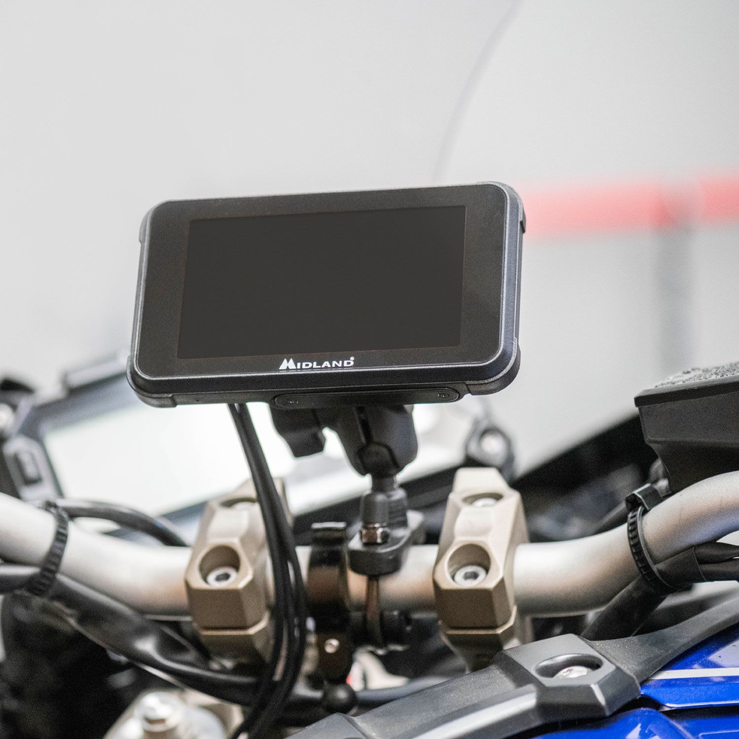Adapter aus Aluminiumlegierung mit RAM-Kugel für Lenkerhalterungen für Bikeplay Guardian