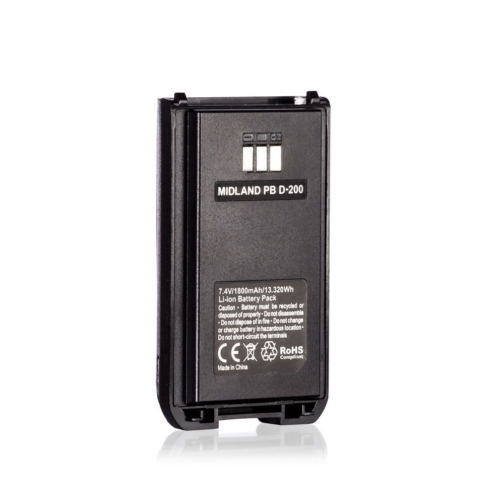 PB D200 Pacco Batteria Radio Midland 