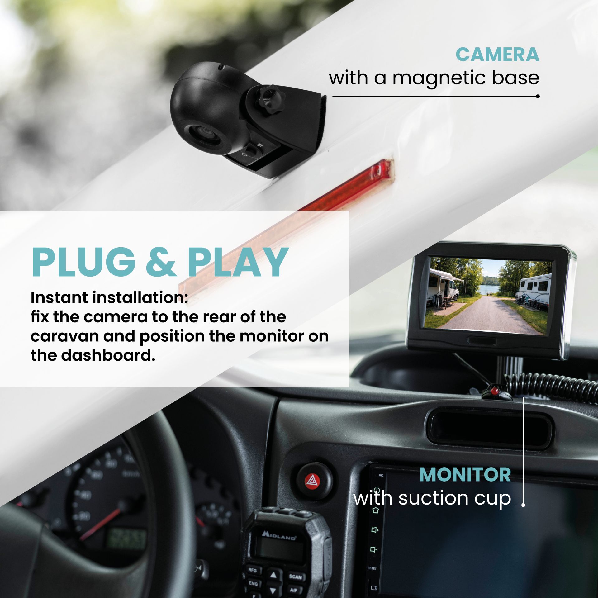 Midland Wireless RV Dash Cam
