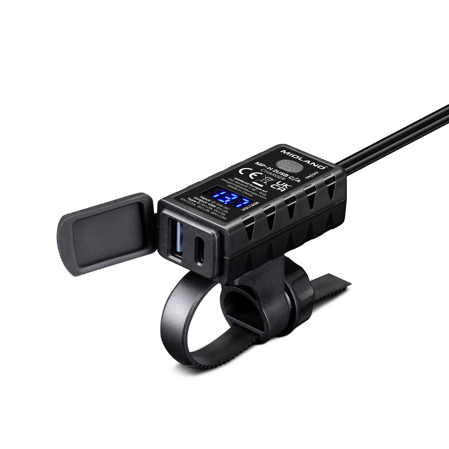 MP-H 2USB C/A – USB-Motorradladegerät