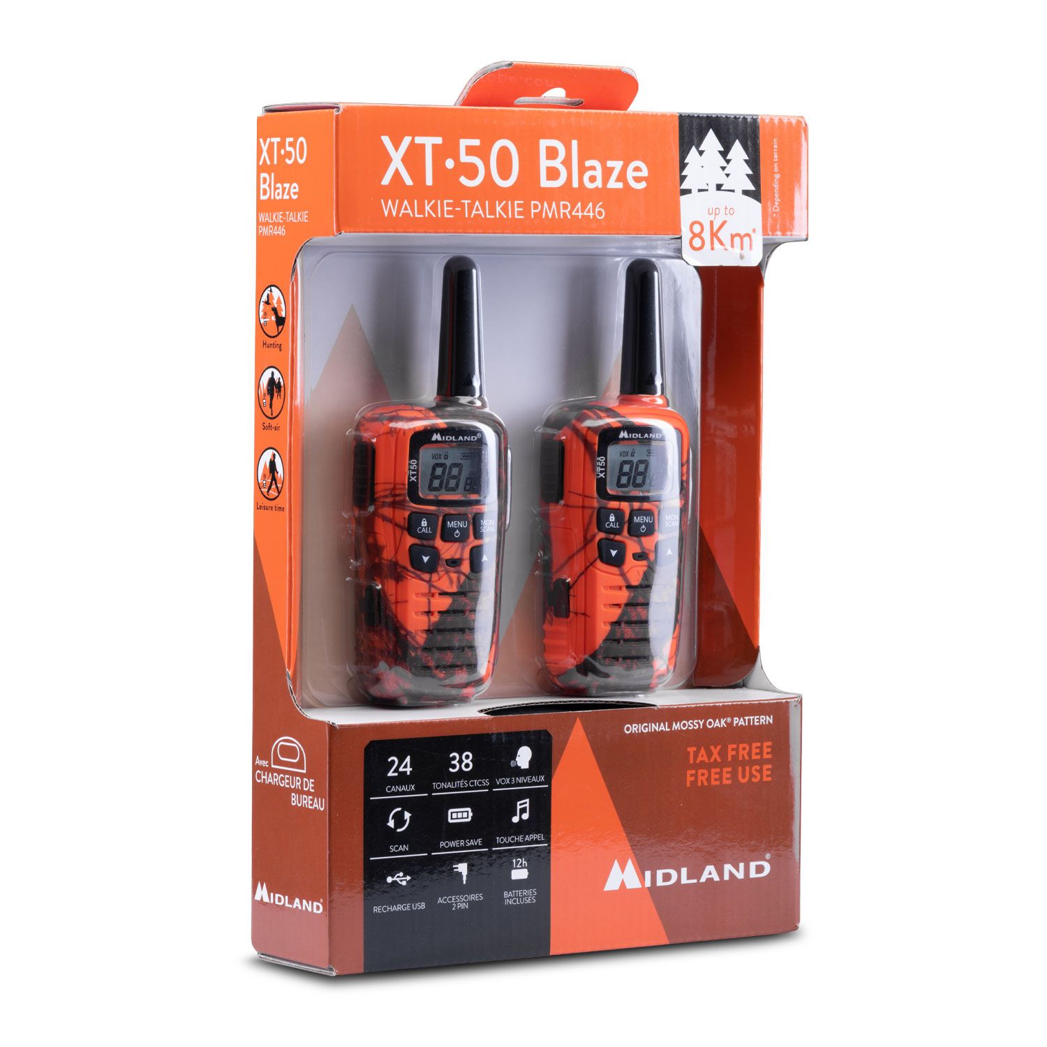 Midland XT50 Paar  Handfunkgerät 