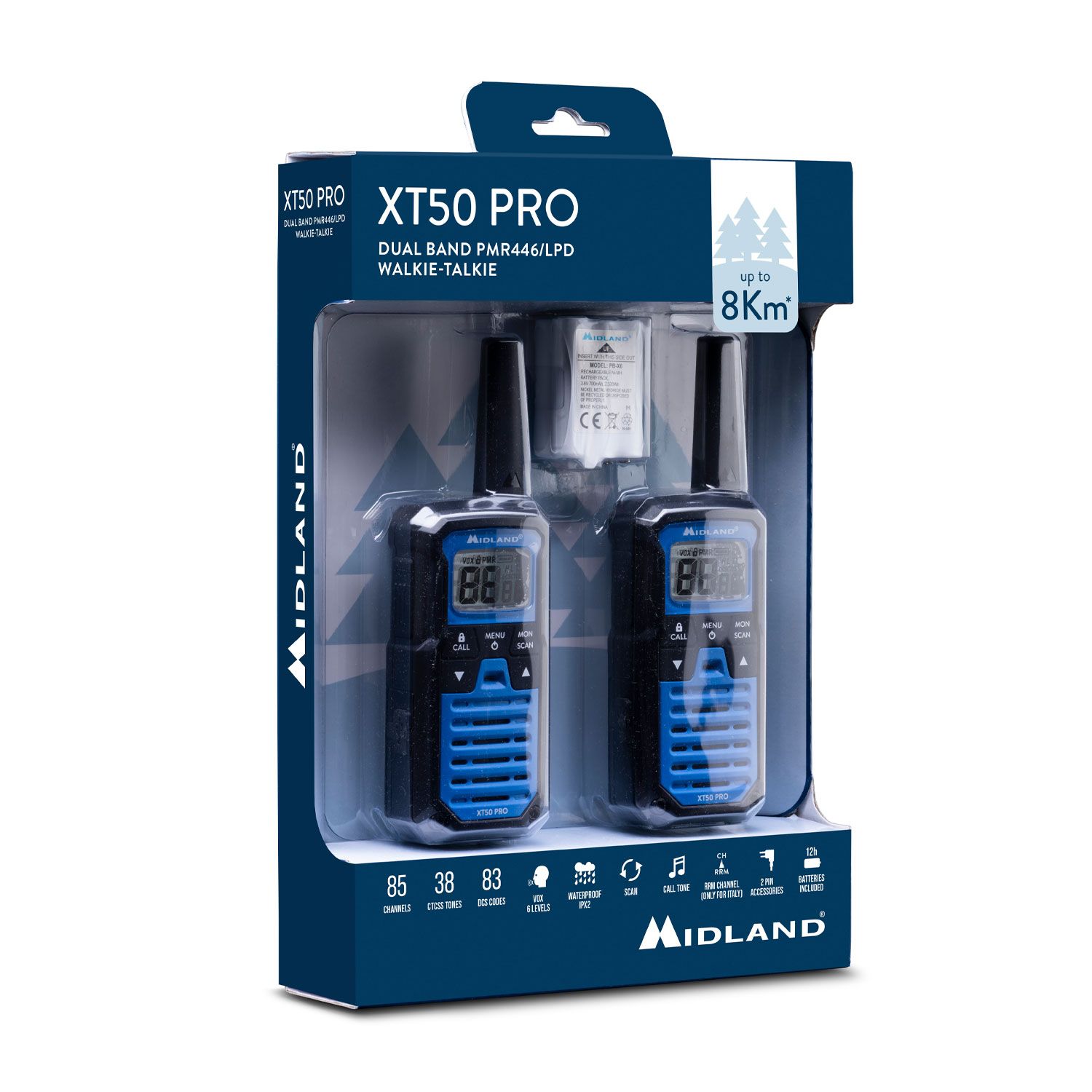 Midland XT50 PRO Paar Handfunkgerät
