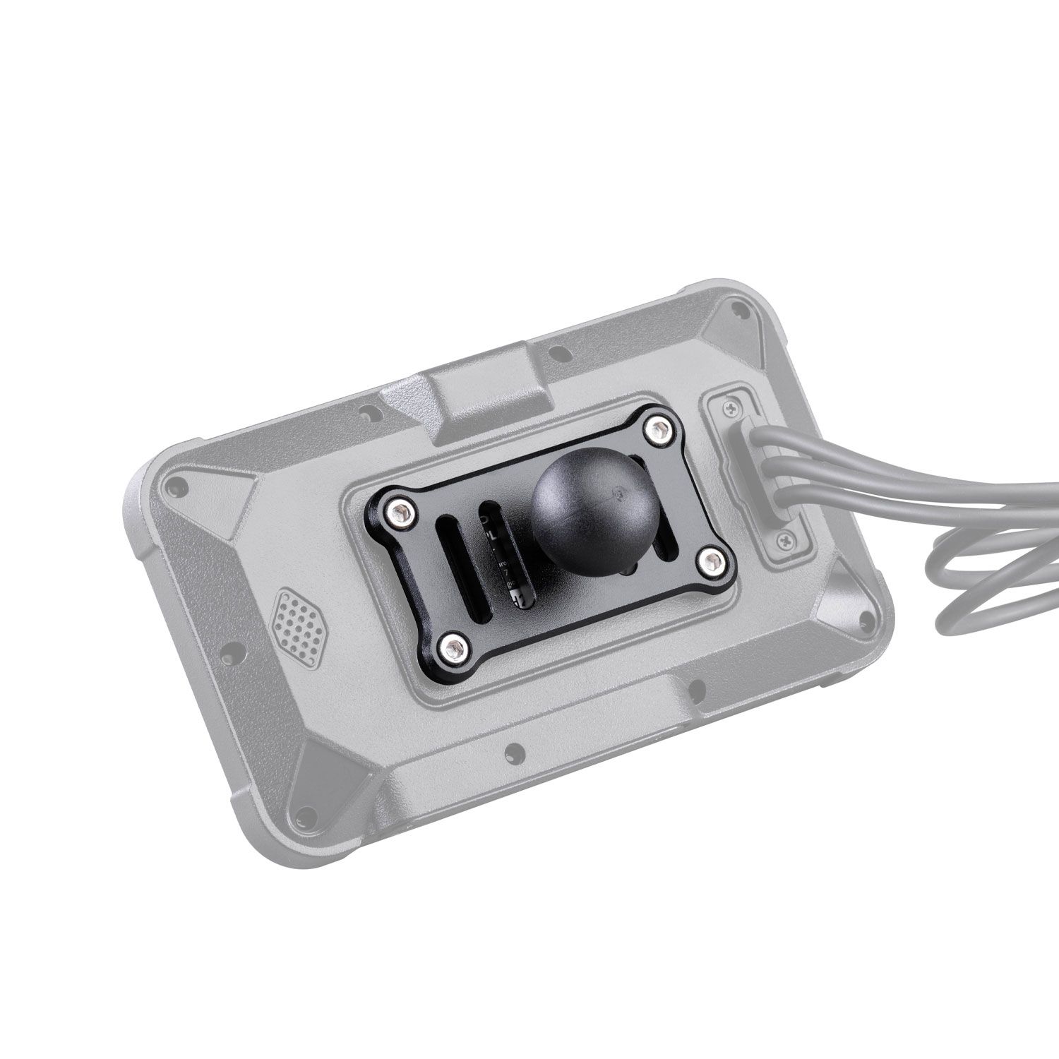 Adapter aus Aluminiumlegierung mit RAM-Kugel für Lenkerhalterungen