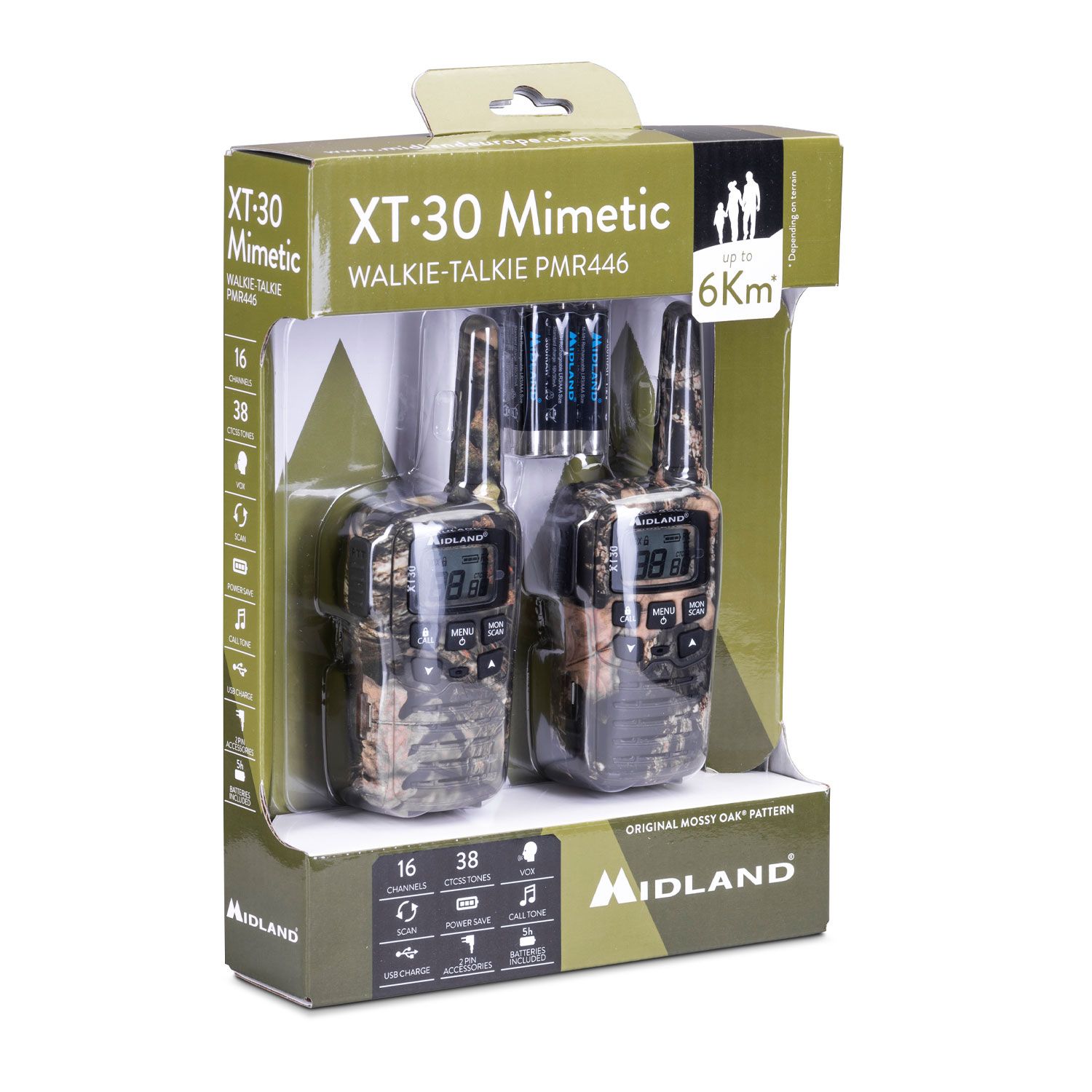Midland XT30 Paar Handfunkgerät
