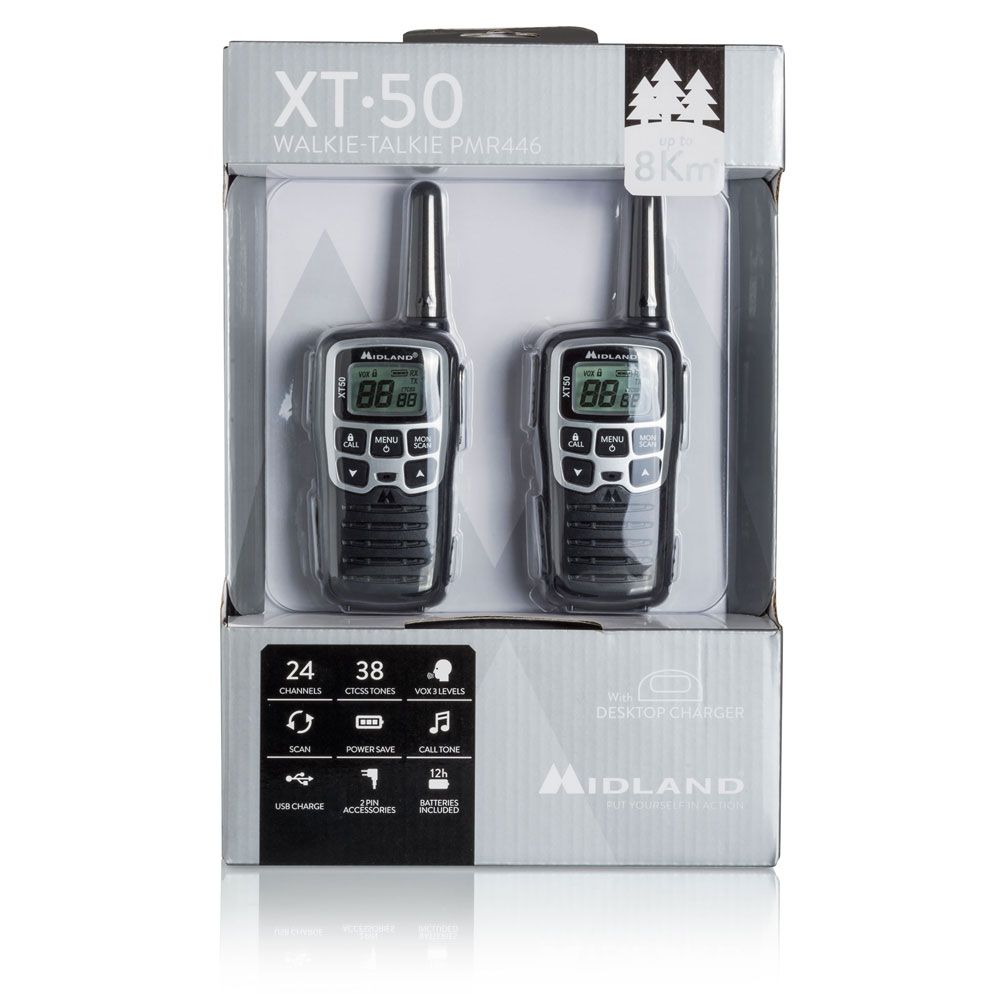 Midland XT50 Doppelpack Walkie-Talkies