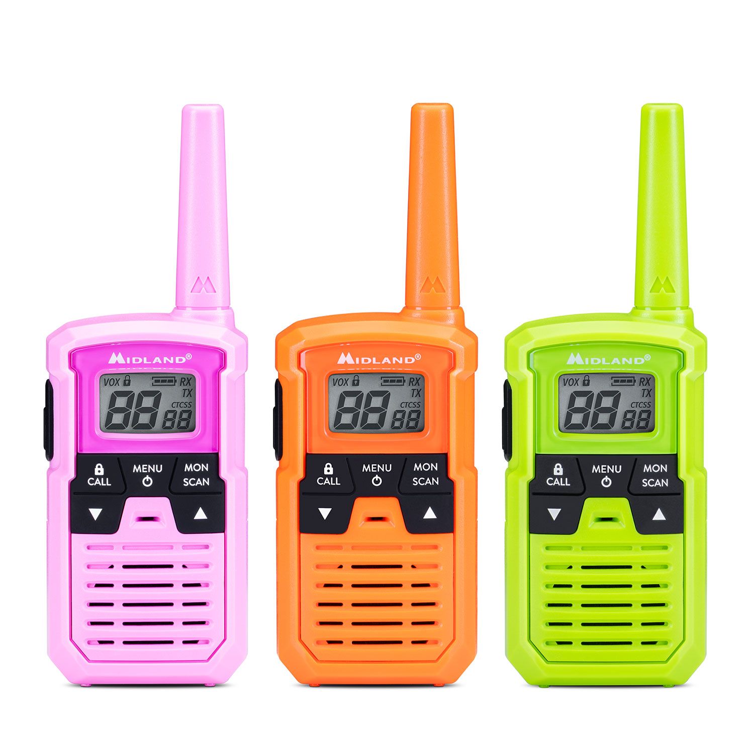 Midland XT10 PRO Multicolor 3 Funkgeräte