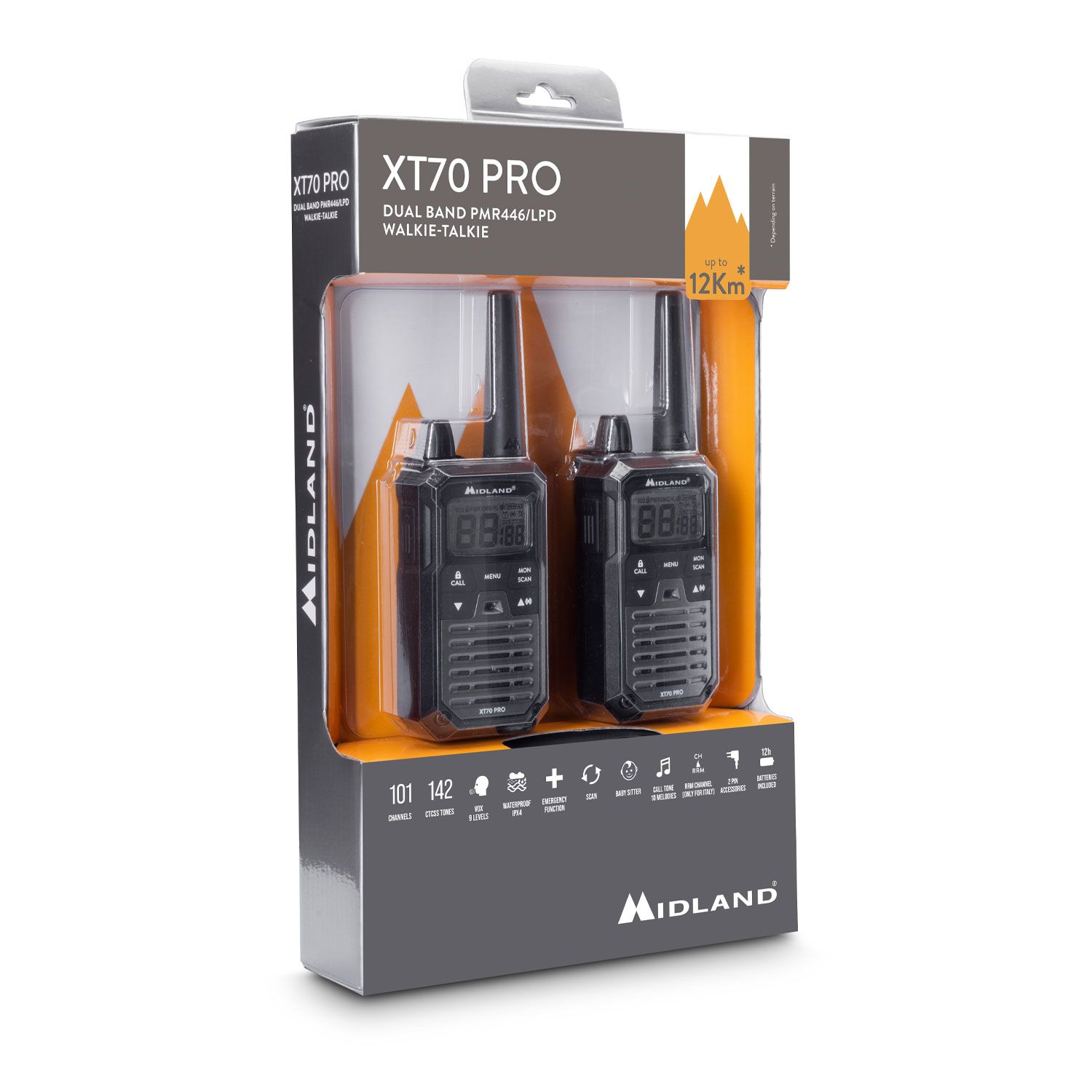 Midland XT70 PRO Paar Handfunkgerät