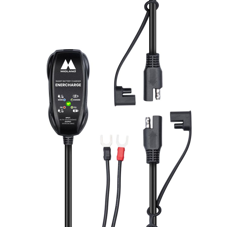 Enercharge Ladegerät fur das Ihre Motorradbatterie