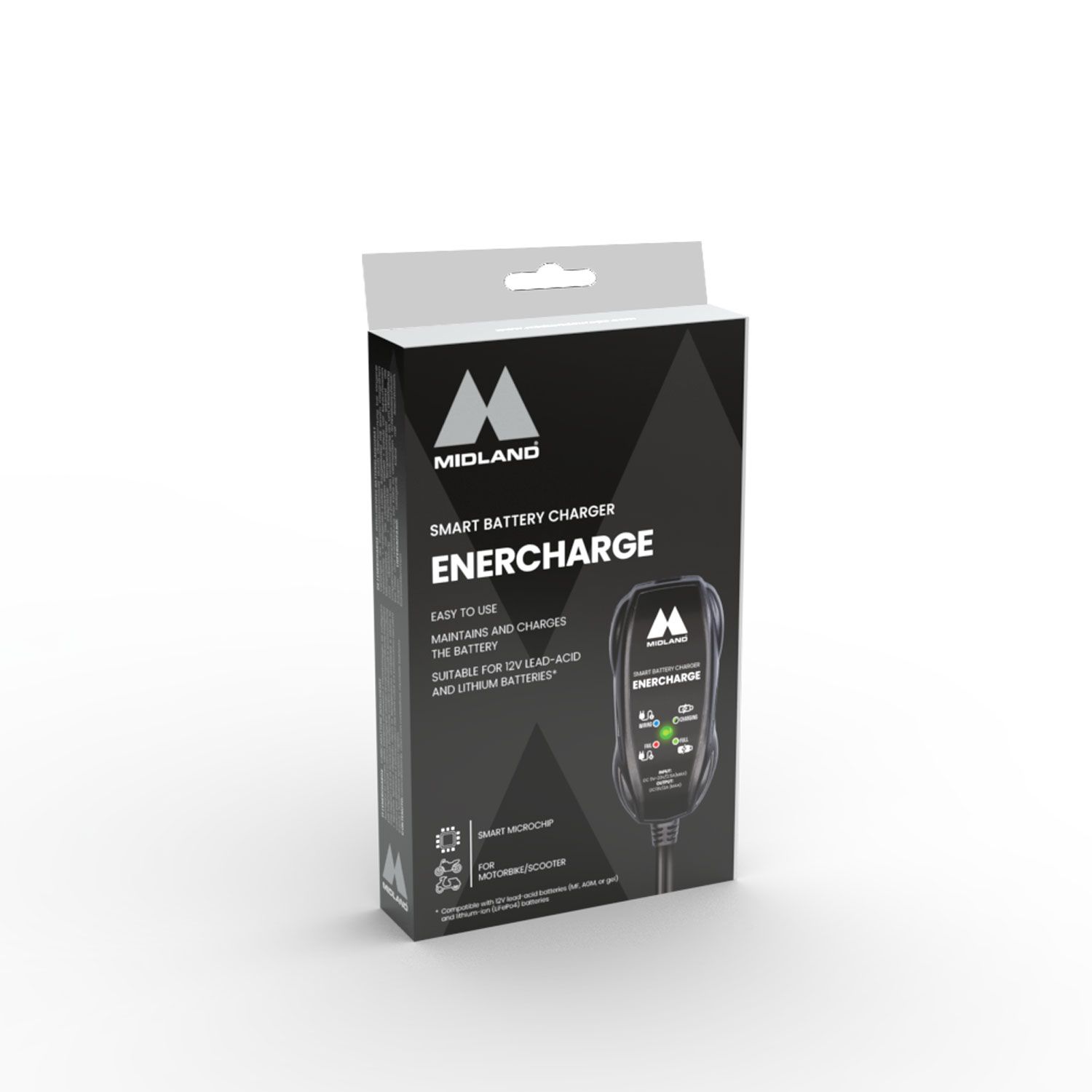Enercharge Ladegerät fur das Ihre Motorradbatterie