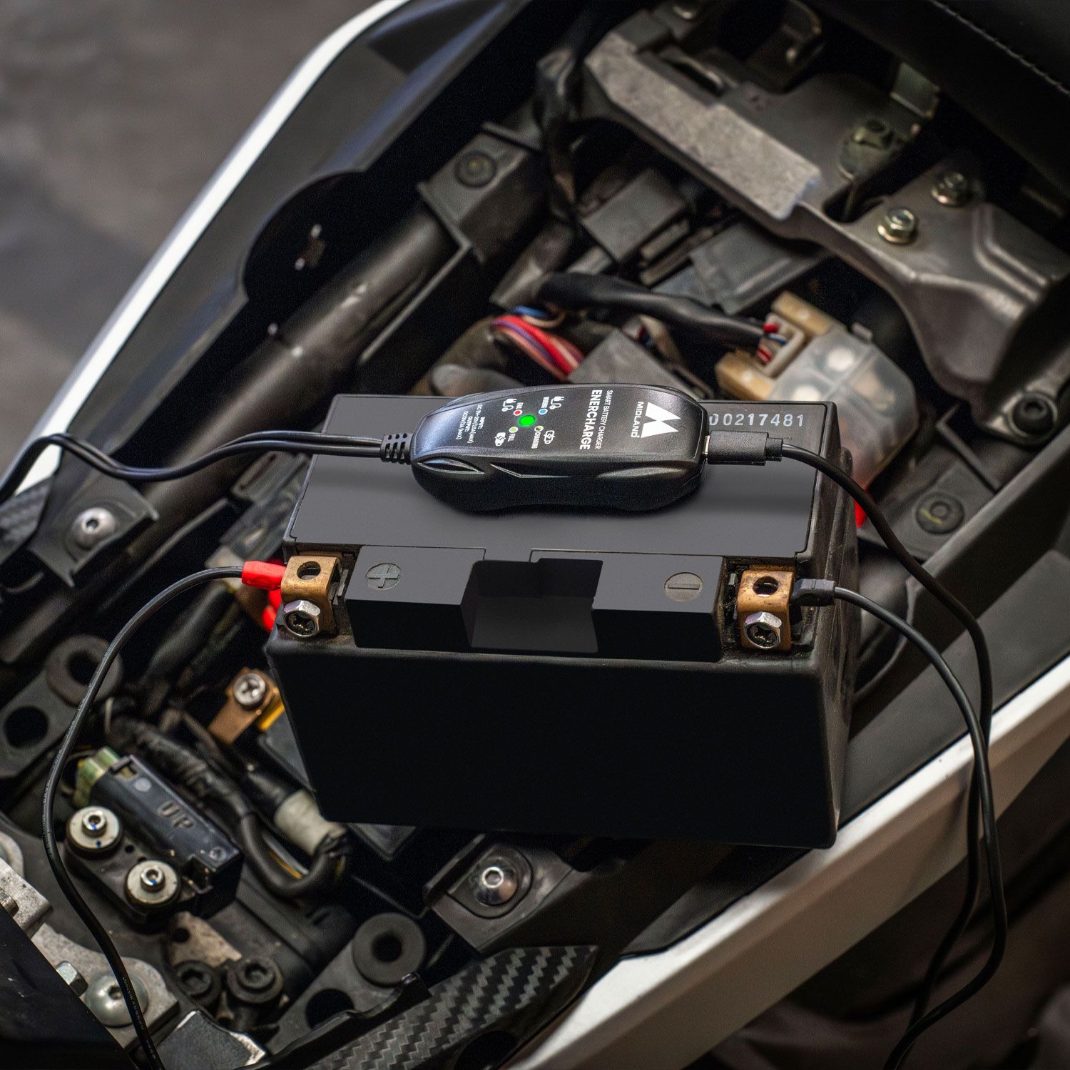 Enercharge Ladegerät fur das Ihre Motorradbatterie
